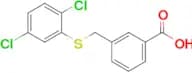 3-{[(2,5-dichlorophenyl)sulfanyl]methyl}benzoic acid