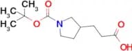 3-{1-[(tert-Butoxy)carbonyl]pyrrolidin-3-yl}propanoic acid
