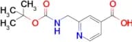 2-({[(tert-Butoxy)carbonyl]amino}methyl)pyridine-4-carboxylic acid