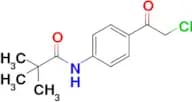 n-[4-(2-chloroacetyl)phenyl]-2,2-dimethylpropanamide