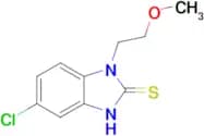 5-chloro-1-(2-methoxyethyl)-2,3-dihydro-1H-1,3-benzodiazole-2-thione