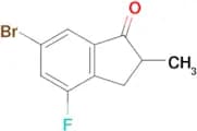 6-Bromo-4-fluoro-2-methyl-2,3-dihydro-1h-inden-1-one