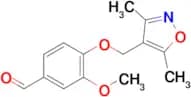 4-[(dimethyl-1,2-oxazol-4-yl)methoxy]-3-methoxybenzaldehyde