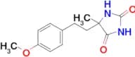 5-[2-(4-methoxyphenyl)ethyl]-5-methylimidazolidine-2,4-dione