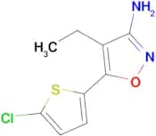 5-(5-Chlorothiophen-2-yl)-4-ethyl-1,2-oxazol-3-amine