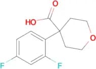 4-(2,4-Difluorophenyl)oxane-4-carboxylic acid