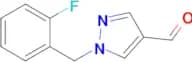 1-[(2-fluorophenyl)methyl]-1h-pyrazole-4-carbaldehyde