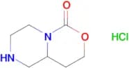 Octahydropiperazino[1,2-c][1,3]oxazin-6-one hydrochloride