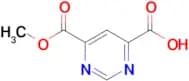 6-(Methoxycarbonyl)pyrimidine-4-carboxylic acid