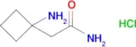 2-(1-Aminocyclobutyl)acetamide hydrochloride