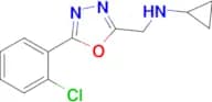 N-{[5-(2-chlorophenyl)-1,3,4-oxadiazol-2-yl]methyl}cyclopropanamine