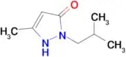5-methyl-2-(2-methylpropyl)-2,3-dihydro-1H-pyrazol-3-one