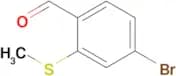 4-Bromo-2-(methylsulfanyl)benzaldehyde
