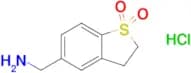 5-(Aminomethyl)-2,3-dihydro-1lambda6-benzothiophene-1,1-dione hydrochloride