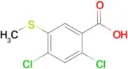 2,4-Dichloro-5-(methylsulfanyl)benzoic acid