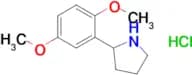 2-(2,5-Dimethoxyphenyl)pyrrolidine hydrochloride