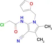 2-Chloro-N-[3-cyano-1-(furan-2-ylmethyl)-4,5-dimethyl-1h-pyrrol-2-yl]acetamide