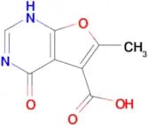 6-methyl-4-oxo-1H,4H-furo[2,3-d]pyrimidine-5-carboxylic acid