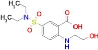5-(Diethylsulfamoyl)-2-[(2-hydroxyethyl)amino]benzoic acid