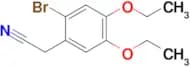 2-(2-Bromo-4,5-diethoxyphenyl)acetonitrile