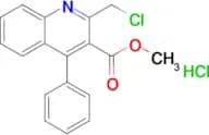 Methyl 2-(chloromethyl)-4-phenylquinoline-3-carboxylate hydrochloride