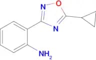 2-(5-Cyclopropyl-1,2,4-oxadiazol-3-yl)aniline