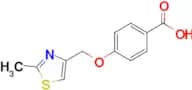 4-[(2-methyl-1,3-thiazol-4-yl)methoxy]benzoic acid