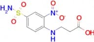 3-[(2-nitro-4-sulfamoylphenyl)amino]propanoic acid