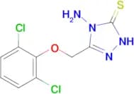 4-amino-3-[(2,6-dichlorophenoxy)methyl]-4,5-dihydro-1H-1,2,4-triazole-5-thione