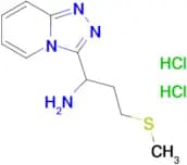 3-(Methylsulfanyl)-1-{[1,2,4]triazolo[4,3-a]pyridin-3-yl}propan-1-amine dihydrochloride