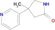 4-Methyl-4-(pyridin-3-yl)pyrrolidin-2-one