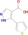 5-(thiophen-3-yl)-1H-pyrazole-4-carboxylic acid