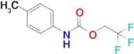 2,2,2-Trifluoroethyl n-(4-methylphenyl)carbamate