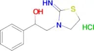 2-(2-Imino-1,3-thiazolidin-3-yl)-1-phenylethan-1-ol hydrochloride