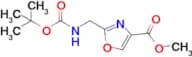 Methyl 2-({[(tert-butoxy)carbonyl]amino}methyl)-1,3-oxazole-4-carboxylate