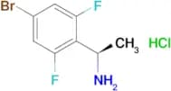 (1r)-1-(4-Bromo-2,6-difluorophenyl)ethan-1-amine hydrochloride