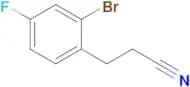 3-(2-Bromo-4-fluorophenyl)propanenitrile