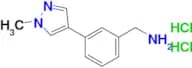 1-[3-(1-methyl-1h-pyrazol-4-yl)phenyl]methanamine dihydrochloride
