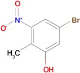 5-Bromo-2-methyl-3-nitrophenol