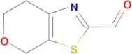 4h,6h,7h-Pyrano[4,3-d][1,3]thiazole-2-carbaldehyde