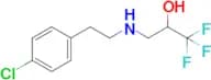 3-{[2-(4-chlorophenyl)ethyl]amino}-1,1,1-trifluoropropan-2-ol