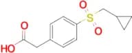 2-(4-Cyclopropylmethanesulfonylphenyl)acetic acid