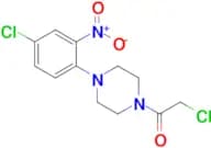 2-Chloro-1-[4-(4-chloro-2-nitrophenyl)piperazin-1-yl]ethan-1-one