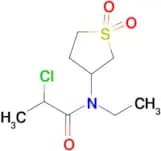 2-Chloro-n-(1,1-dioxo-1λ6-thiolan-3-yl)-n-ethylpropanamide