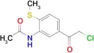 n-[5-(2-chloroacetyl)-2-(methylsulfanyl)phenyl]acetamide