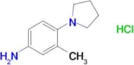 3-Methyl-4-(pyrrolidin-1-yl)aniline hydrochloride
