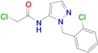 2-Chloro-n-{1-[(2-chlorophenyl)methyl]-1h-pyrazol-5-yl}acetamide