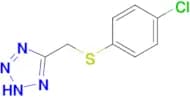 5-{[(4-chlorophenyl)sulfanyl]methyl}-2H-1,2,3,4-tetrazole