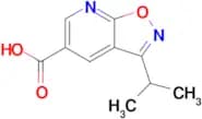 3-(Propan-2-yl)-[1,2]oxazolo[5,4-b]pyridine-5-carboxylic acid