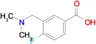 3-[(dimethylamino)methyl]-4-fluorobenzoic acid